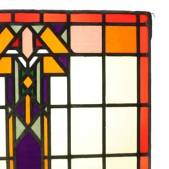 Vitrail coloré de l'École d'Amsterdam – Art déco