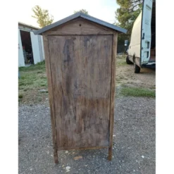 Volière cage à oiseaux bois et grillage