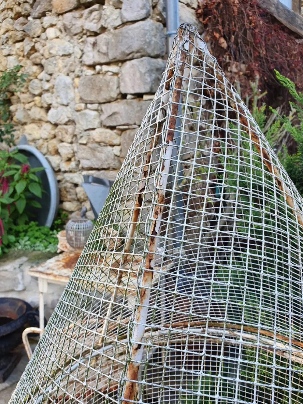 Volière fer forgé ancienne