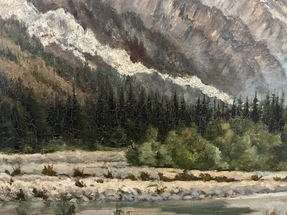 Vue de Chamonix, Jules Lorning, 1888