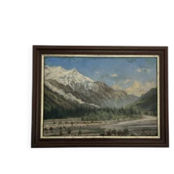 Vue de Chamonix, Jules Lorning, 1888