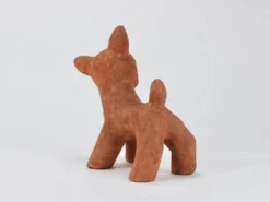 Walter Bosse Grande Sculpture en Céramique Pottery de Bébé Cerf, Autriche, Années 1920