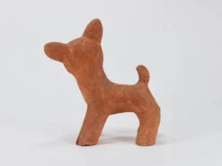 Walter Bosse Grande Sculpture en Céramique Pottery de Bébé Cerf, Autriche, Années 1920