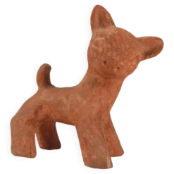 Walter Bosse Grande Sculpture en Céramique Pottery de Bébé Cerf, Autriche, Années 1920