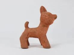 Walter Bosse Grande Sculpture en Céramique Pottery de Bébé Cerf, Autriche, Années 1920