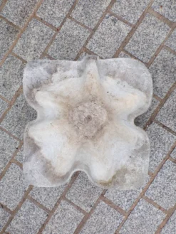 Willy Guhl vasque mouchoir 60x60cm