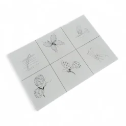 6 x Carreaux en céramique par Gio Ponti pour Ceramica Bardelli