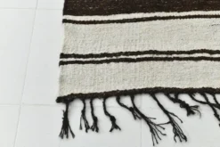 2x10 Kilim Vintage Turc Rayé, Tissé Main, Couloir et Entrée, Style Bohème,