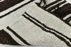 2x10 Kilim Vintage Turc Rayé, Tissé Main, Couloir et Entrée, Style Bohème,